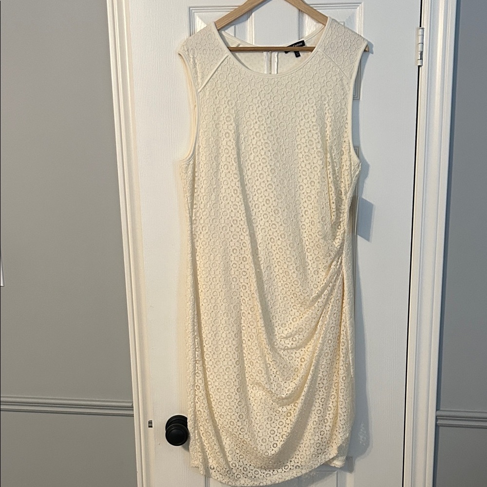 Juicy Couture Cream Lace Midi Dress XL